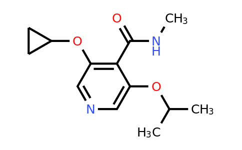 CAS 1243449-04-8 | 3-Cyclopropoxy-5-isopropoxy-N-methylisonicotinamide