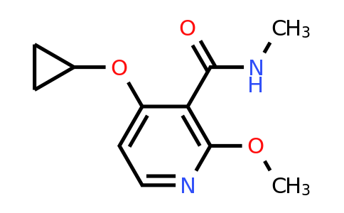 CAS 1243449-06-0 | 4-Cyclopropoxy-2-methoxy-N-methylnicotinamide