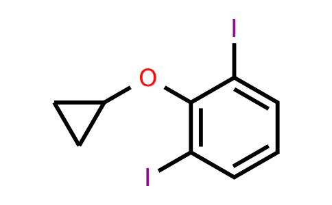 CAS 1243449-09-3 | 2-Cyclopropoxy-1,3-diiodobenzene