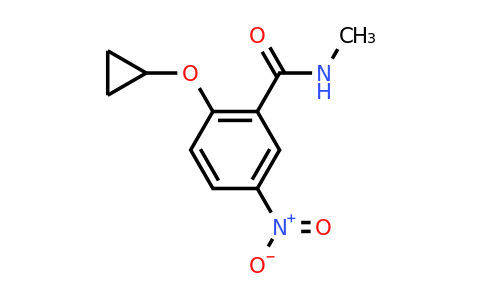CAS 1243449-10-6 | 2-Cyclopropoxy-N-methyl-5-nitrobenzamide