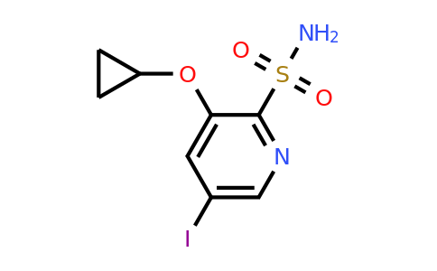 CAS 1243449-11-7 | 3-Cyclopropoxy-5-iodopyridine-2-sulfonamide
