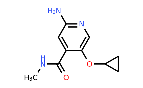 CAS 1243449-12-8 | 2-Amino-5-cyclopropoxy-N-methylisonicotinamide