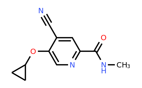 CAS 1243449-20-8 | 4-Cyano-5-cyclopropoxy-N-methylpicolinamide