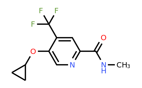 CAS 1243449-22-0 | 5-Cyclopropoxy-N-methyl-4-(trifluoromethyl)picolinamide