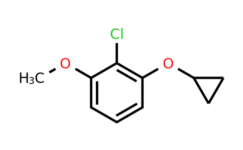 CAS 1243449-24-2 | 2-Chloro-1-cyclopropoxy-3-methoxybenzene