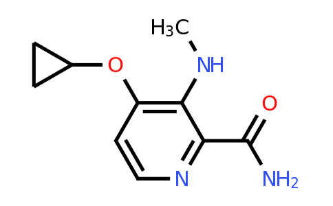 CAS 1243449-25-3 | 4-Cyclopropoxy-3-(methylamino)picolinamide