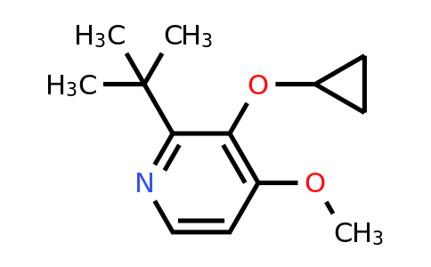 CAS 1243449-27-5 | 2-Tert-butyl-3-cyclopropoxy-4-methoxypyridine