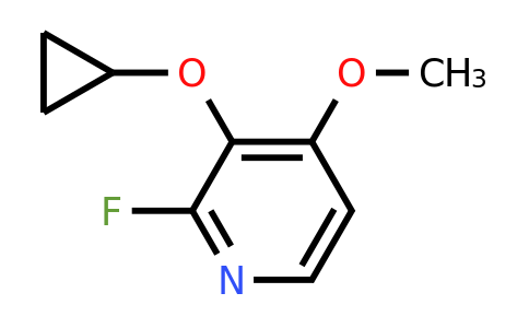 CAS 1243449-30-0 | 3-Cyclopropoxy-2-fluoro-4-methoxypyridine