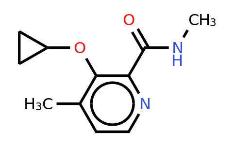 CAS 1243449-32-2 | 3-Cyclopropoxy-N,4-dimethylpicolinamide