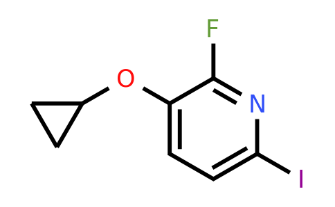 CAS 1243449-33-3 | 3-Cyclopropoxy-2-fluoro-6-iodopyridine