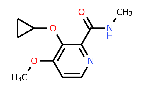 CAS 1243449-42-4 | 3-Cyclopropoxy-4-methoxy-N-methylpicolinamide