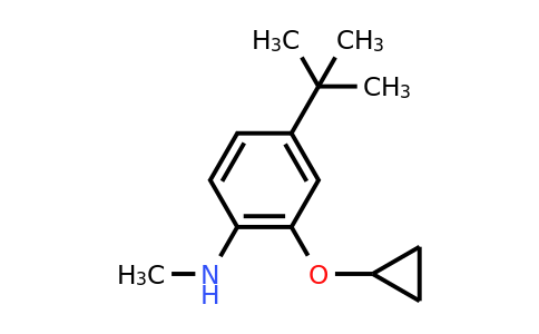 CAS 1243449-44-6 | 4-Tert-butyl-2-cyclopropoxy-N-methylaniline