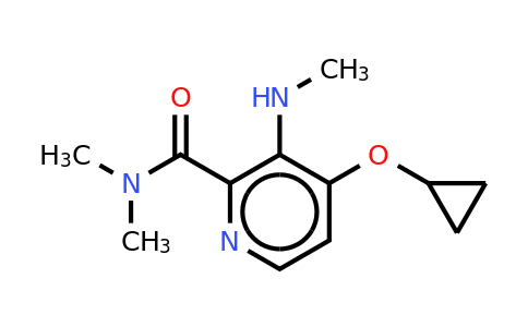 CAS 1243449-46-8 | 4-Cyclopropoxy-N,n-dimethyl-3-(methylamino)picolinamide