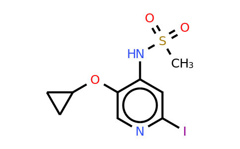 CAS 1243449-49-1 | N-(5-cyclopropoxy-2-iodopyridin-4-YL)methanesulfonamide