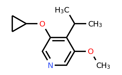 CAS 1243449-51-5 | 3-Cyclopropoxy-4-isopropyl-5-methoxypyridine
