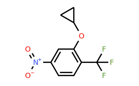CAS 1243449-54-8 | 2-Cyclopropoxy-4-nitro-1-(trifluoromethyl)benzene