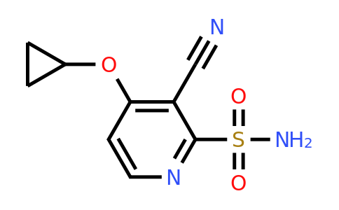 CAS 1243449-57-1 | 3-Cyano-4-cyclopropoxypyridine-2-sulfonamide