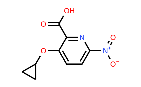 CAS 1243449-62-8 | 3-Cyclopropoxy-6-nitropicolinic acid