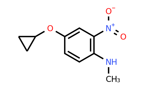 CAS 1243449-63-9 | 4-Cyclopropoxy-N-methyl-2-nitroaniline