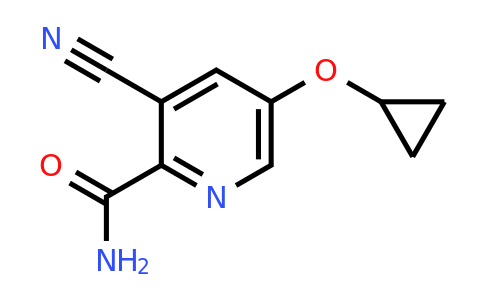 CAS 1243449-64-0 | 3-Cyano-5-cyclopropoxypicolinamide