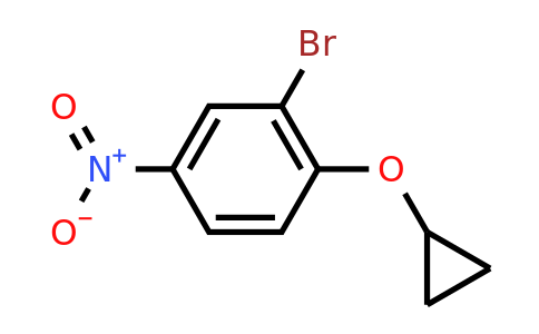 CAS 1243449-66-2 | 2-Bromo-1-cyclopropoxy-4-nitrobenzene