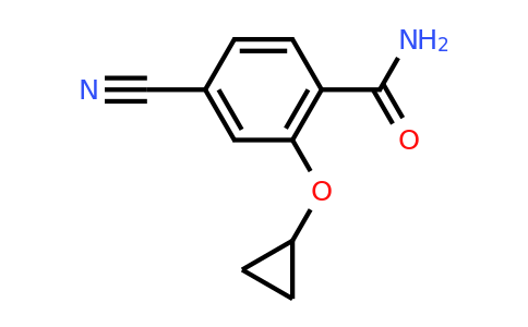 CAS 1243449-68-4 | 4-Cyano-2-cyclopropoxybenzamide