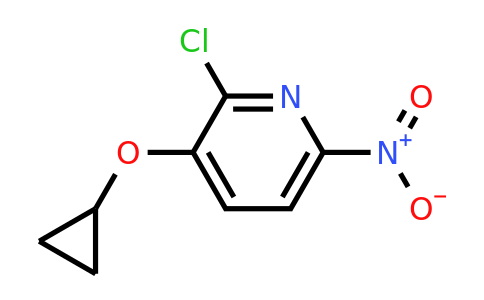 CAS 1243449-70-8 | 2-Chloro-3-cyclopropoxy-6-nitropyridine