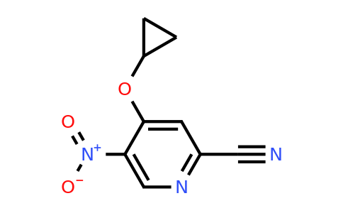CAS 1243449-71-9 | 4-Cyclopropoxy-5-nitropicolinonitrile