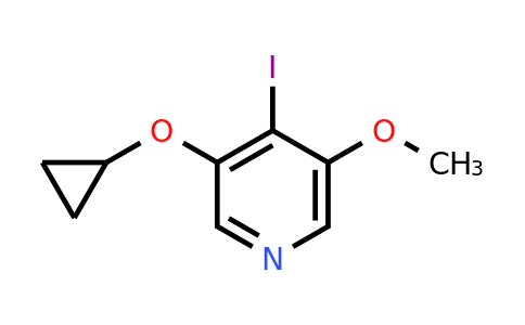CAS 1243449-73-1 | 3-Cyclopropoxy-4-iodo-5-methoxypyridine
