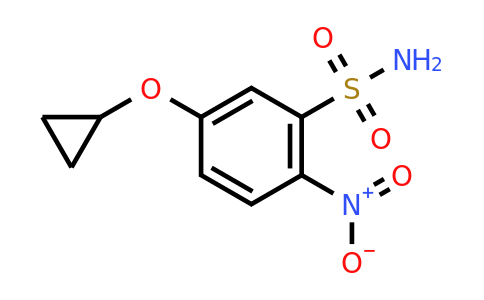 CAS 1243449-75-3 | 5-Cyclopropoxy-2-nitrobenzenesulfonamide
