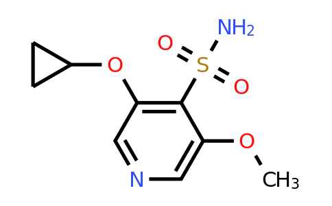 CAS 1243449-78-6 | 3-Cyclopropoxy-5-methoxypyridine-4-sulfonamide