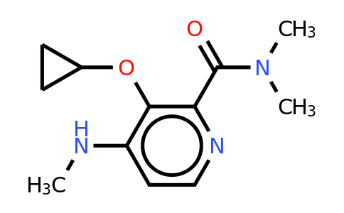 CAS 1243449-80-0 | 3-Cyclopropoxy-N,n-dimethyl-4-(methylamino)picolinamide