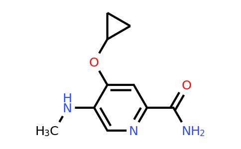 CAS 1243449-83-3 | 4-Cyclopropoxy-5-(methylamino)picolinamide