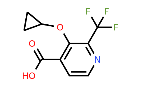 CAS 1243449-84-4 | 3-Cyclopropoxy-2-(trifluoromethyl)isonicotinic acid