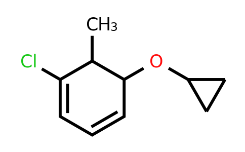 CAS 1243449-88-8 | 1-Chloro-5-cyclopropoxy-6-methylcyclohexa-1,3-diene