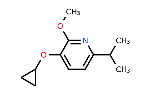 CAS 1243449-91-3 | 3-Cyclopropoxy-6-isopropyl-2-methoxypyridine