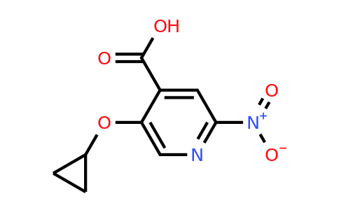 CAS 1243449-96-8 | 5-Cyclopropoxy-2-nitroisonicotinic acid