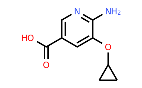 CAS 1243449-97-9 | 6-Amino-5-cyclopropoxynicotinic acid