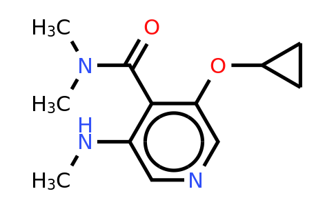 CAS 1243449-98-0 | 3-Cyclopropoxy-N,n-dimethyl-5-(methylamino)isonicotinamide