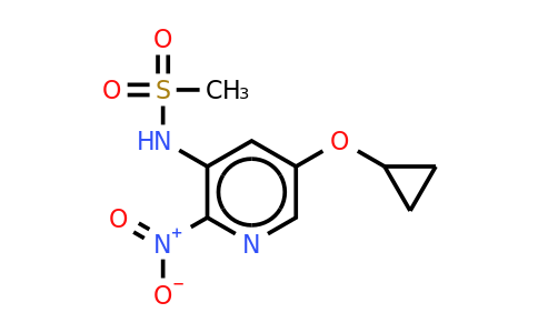 CAS 1243450-00-1 | N-(5-cyclopropoxy-2-nitropyridin-3-YL)methanesulfonamide
