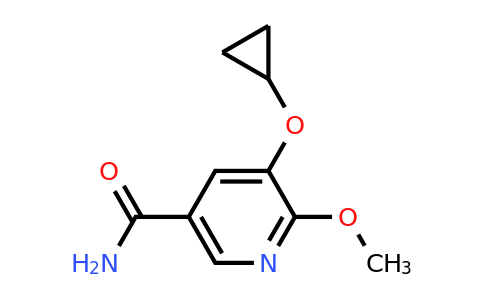 CAS 1243450-03-4 | 5-Cyclopropoxy-6-methoxynicotinamide
