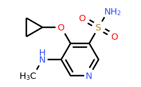 CAS 1243450-06-7 | 4-Cyclopropoxy-5-(methylamino)pyridine-3-sulfonamide