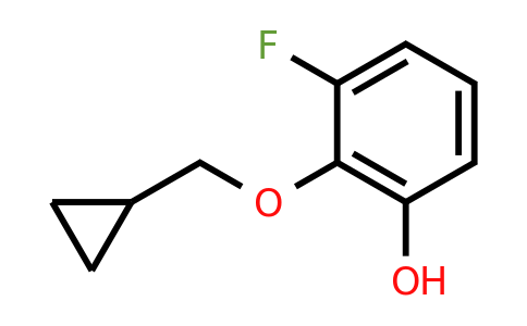 CAS 1243450-07-8 | 2-(Cyclopropylmethoxy)-3-fluorophenol