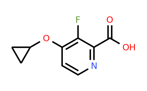 CAS 1243450-20-5 | 4-Cyclopropoxy-3-fluoropicolinic acid