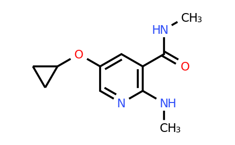 5-Cyclopropoxy-N-methyl-2-(methylamino)nicotinamide