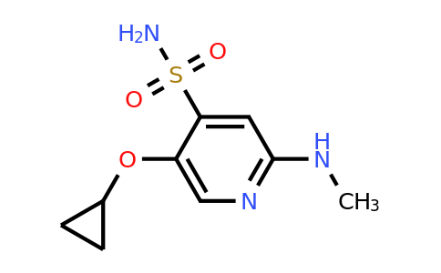 CAS 1243450-22-7 | 5-Cyclopropoxy-2-(methylamino)pyridine-4-sulfonamide