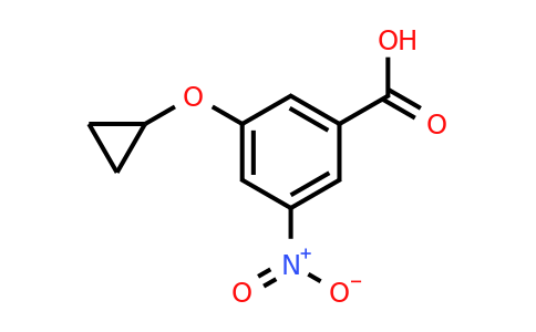 CAS 1243450-28-3 | 3-Cyclopropoxy-5-nitrobenzoic acid