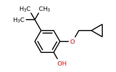 CAS 1243450-29-4 | 4-Tert-butyl-2-(cyclopropylmethoxy)phenol