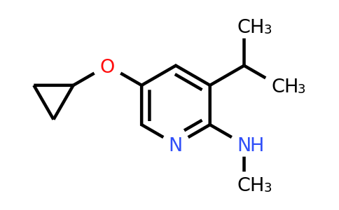 CAS 1243450-31-8 | 5-Cyclopropoxy-3-isopropyl-N-methylpyridin-2-amine