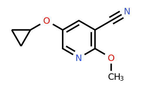 CAS 1243450-32-9 | 5-Cyclopropoxy-2-methoxynicotinonitrile